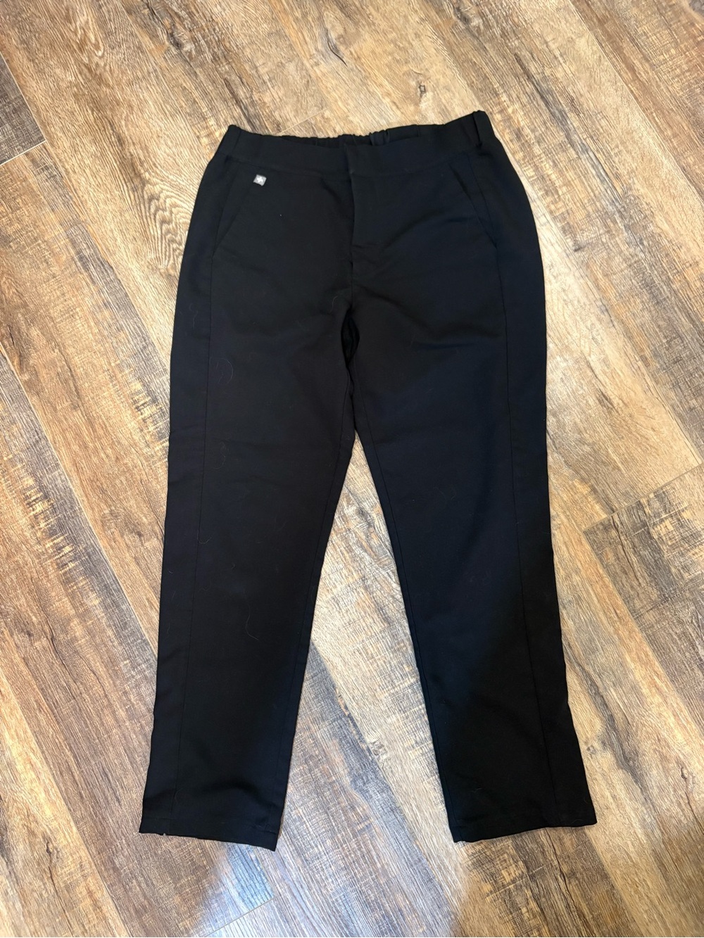 Figs Women's Black Straight-Leg Scrub Pants